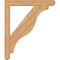 Ekena Millwork Funston Craftsman Smooth Bracket w/ Offset Brace, Western Red Cedar, 5 1/2"W x 34"D x 40"H BKT0604X34X40FST04SWR - alternate 4